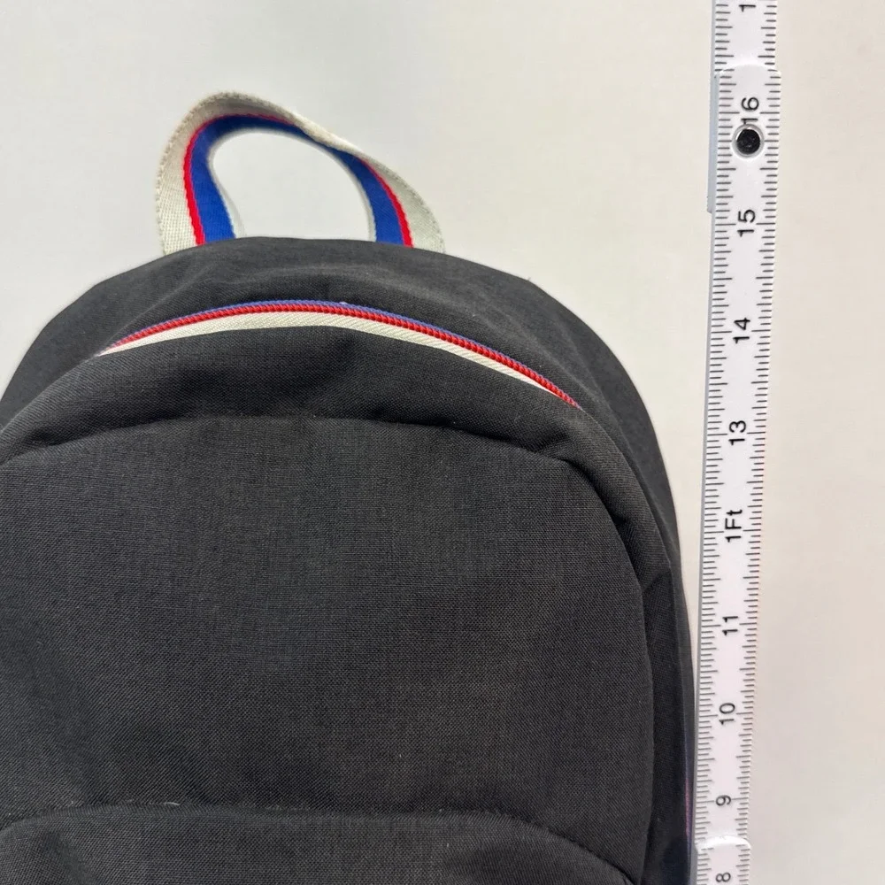 Champion Supercize Backpack Black Canvas Embroidered Logo Bookbag Athleisure